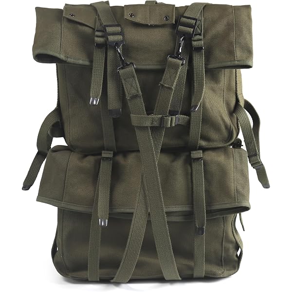 Amazon.com: WW2 US M1944 Haversack Field Bag Vintage OG Green